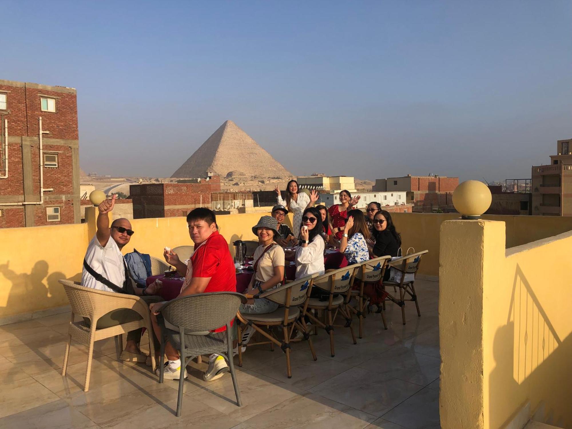 Grand Pyramid View Hotel Kafret el-Gabal Dış mekan fotoğraf