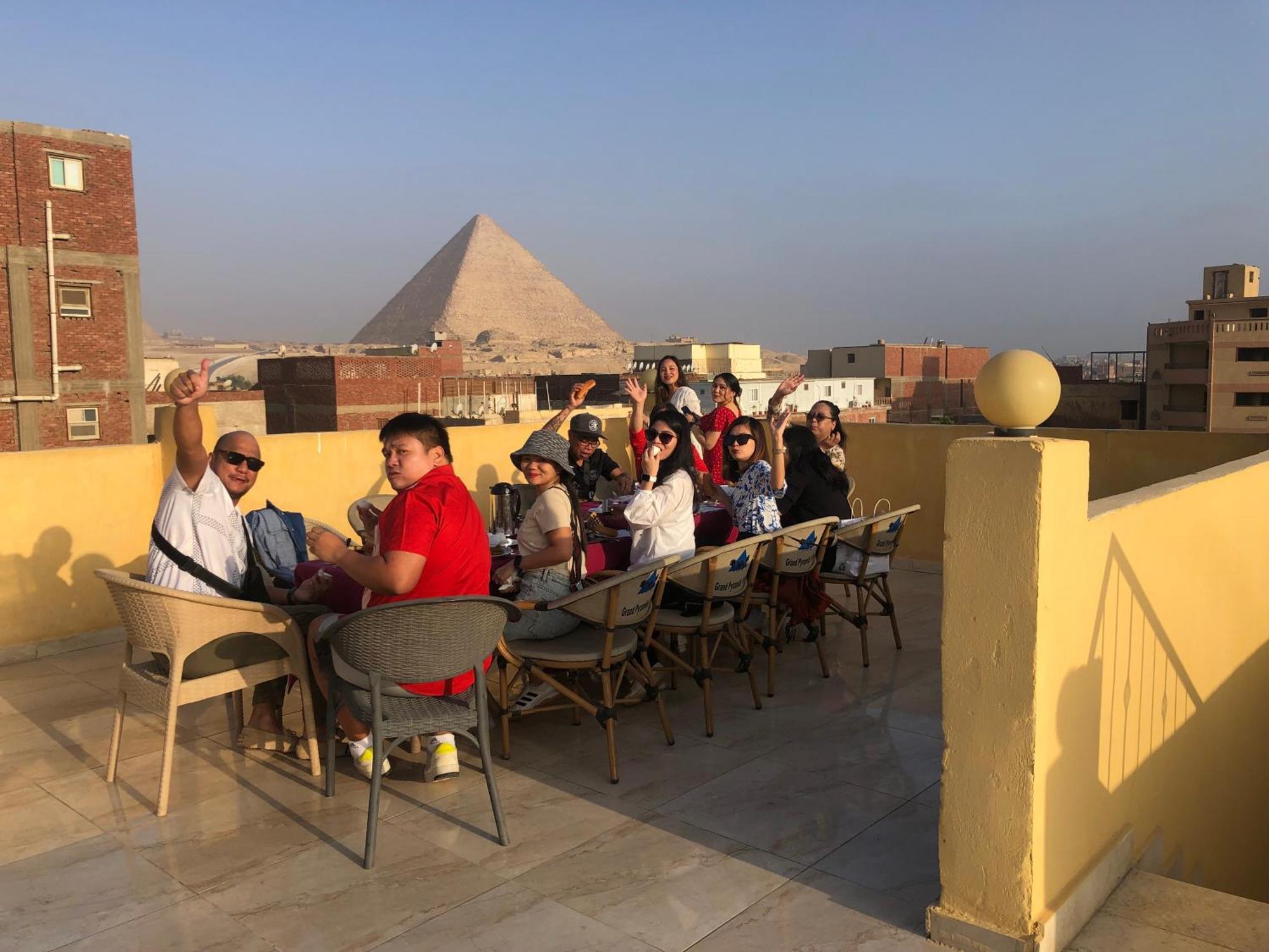 Grand Pyramid View Hotel Kafret el-Gabal Dış mekan fotoğraf